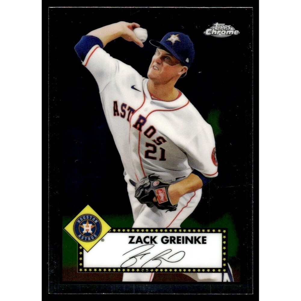 2021 Topps Chrome Platinum Anniversary Zack Greinke Houston Astros #179